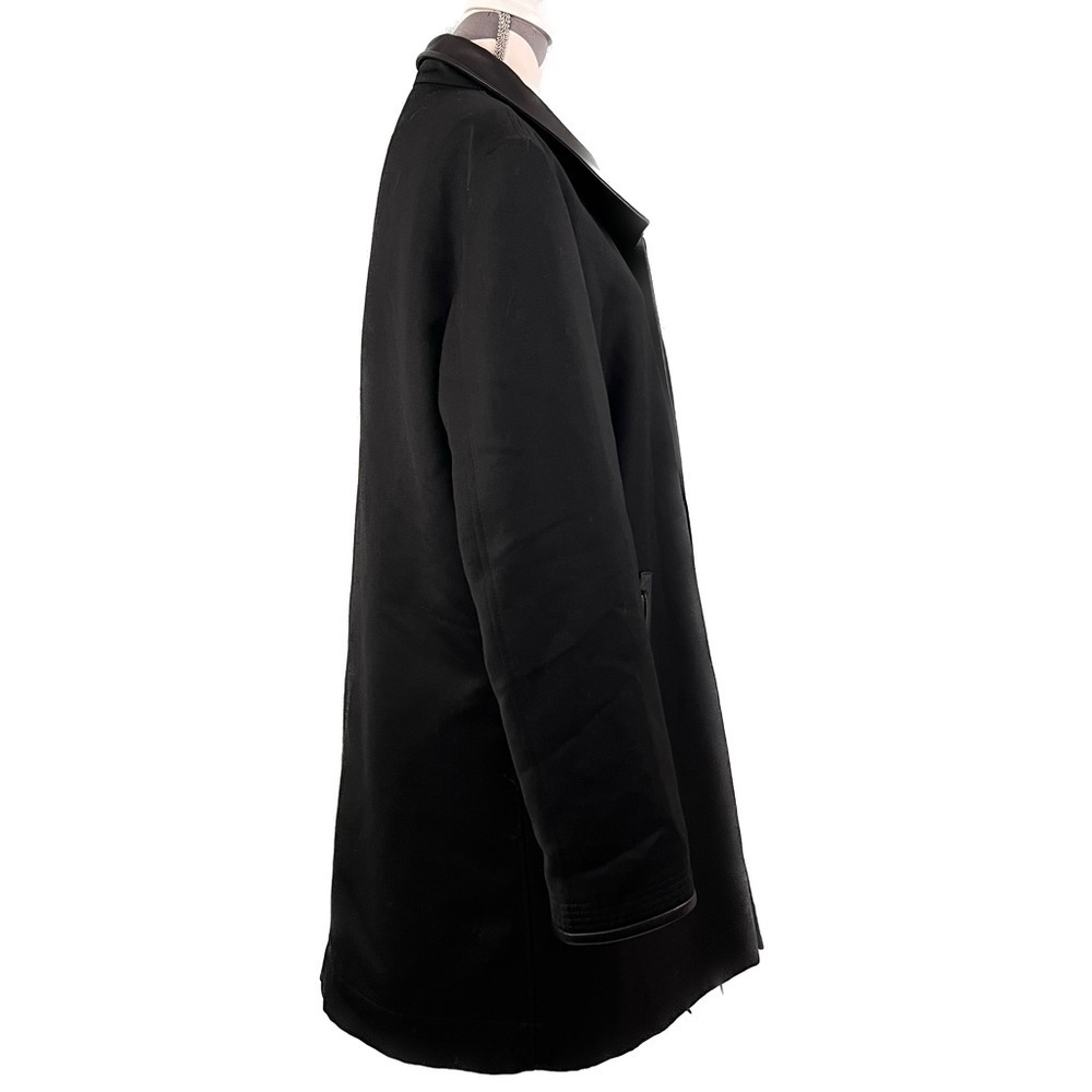 John Varvatos Black Virgin Wool Italian Coat - Men’s US 42 / EU 52 - Picture 6 of 16